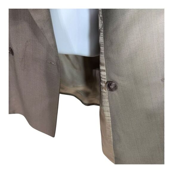 40R J Riggings  Men Blazer  Jacket beige Plaid - Picture 4 of 8